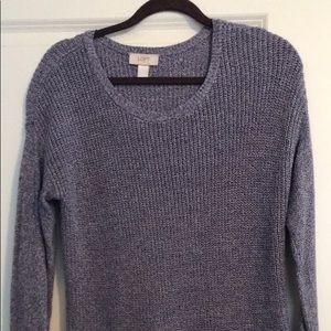 Blue Loft Sweater with Lace details